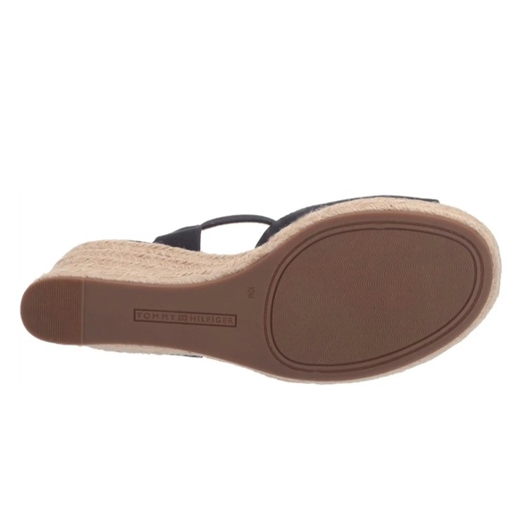 TOMMY HILFIGER Gallie Sandal Wedge - Dark Blue - Picture 3 of 5